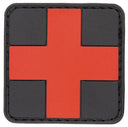 Écusson FIRST AID MFH auto-agrippant 3D 5 x 5 cm en caoutchouc moulé