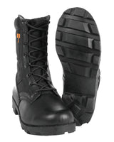 Chaussures de combat zone chaude Mil-Tec en Cordura et cuir semelle caoutchouc