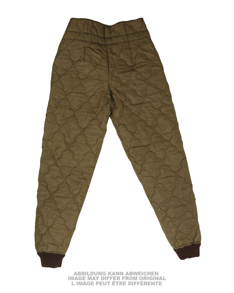 Sous-pantalon matelassé grand froid de l'armée tchèque, surplus d'occasion