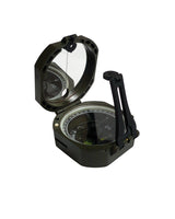 Boussole d'artillerie type M2 Mil-Tec boîtier plastique 7 x 7 cm deux niveaux à bulle