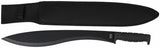 Machette Taifun MFH lame acier 3Cr13 de 42 cm manche caoutchouc avec étui
