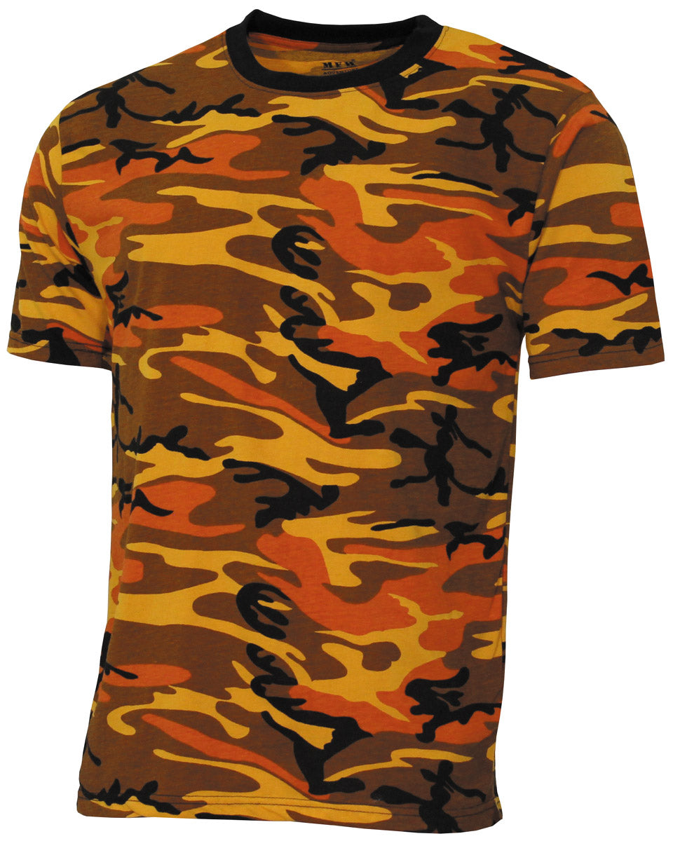 T-shirt US Streetstyle MFH coton 140-145 g/m² à impression réactive