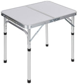 Table de camping pliante Fox Outdoor en aluminium à deux hauteurs 25 et 55 cm