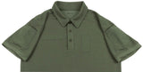 Polo Tactical MFH en polyester à fibres Coolmax avec deux poches de bras