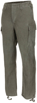 Pantalon moleskine MFH coton délavé petites tailles cinq poches passants 5 cm