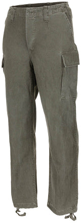 Pantalon moleskine MFH coton délavé petites tailles cinq poches passants 5 cm