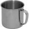 Quart de campagne Fox Outdoor en acier inoxydable simple paroi 250 ml 60 g