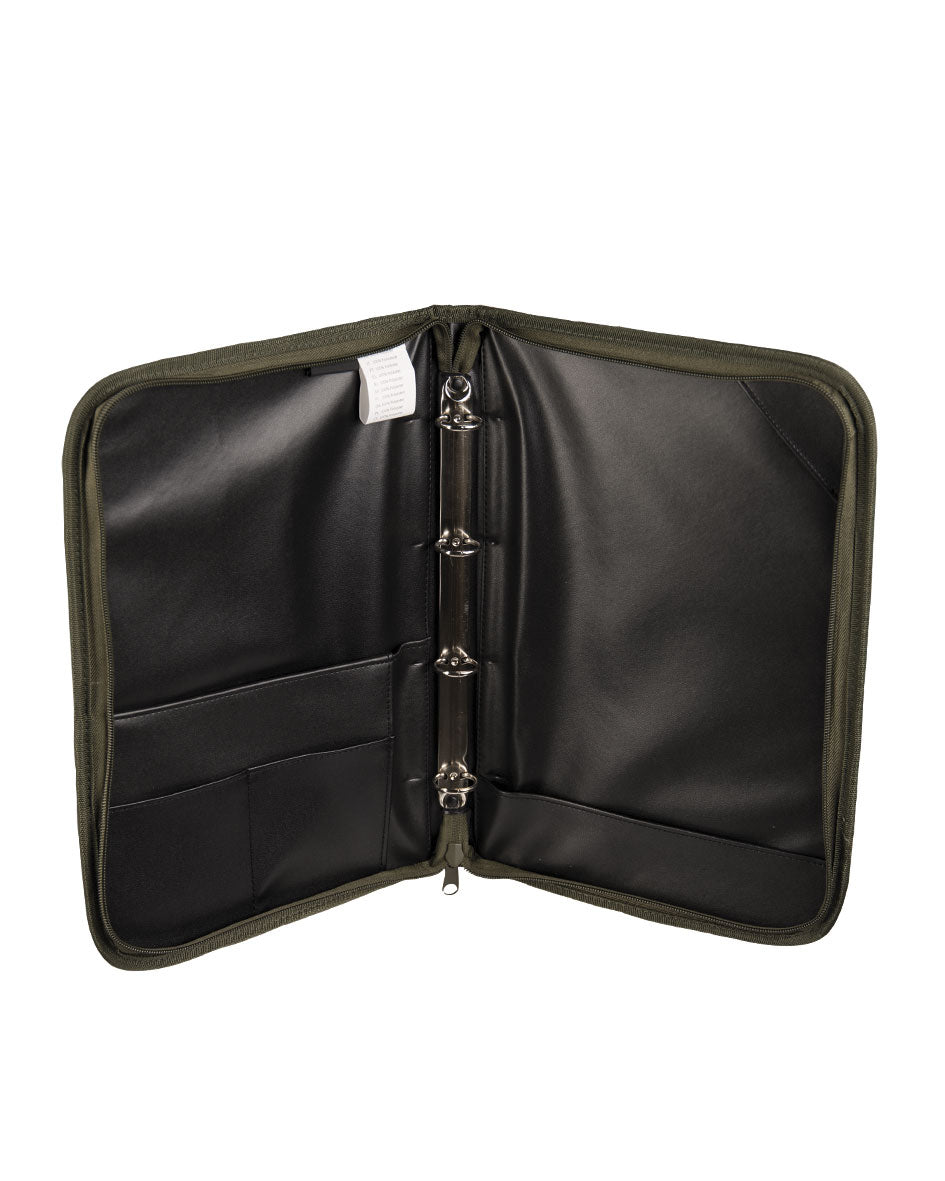Pochette admin A4 Mil-Tec en polyester enduit PVC 26 x 38 x 3 cm avec anneaux de classeur