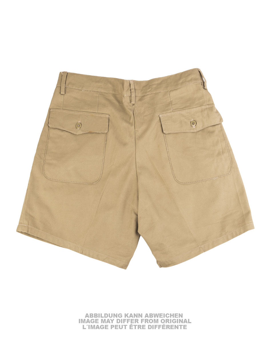 Short en coton de l'armée italienne, surplus militaire d'occasion