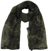 Écharpe filet multiusage MFH 190 x 90 cm en polyester fin et découpable