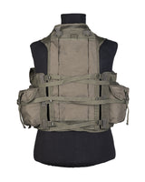 Gilet d'intervention tactique Mil-Tec en polyester 600D à neuf poches et poignée dorsale