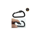 Lot de 10 paires de mousquetons OPEX aluminium 6 cm à vis de sécurité