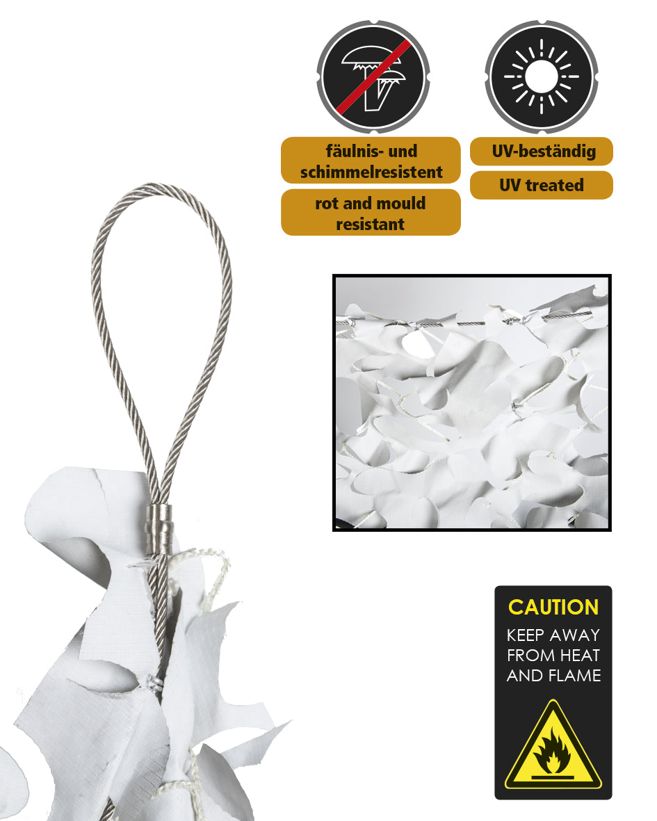 Filet d'ombrage Mil-Tec Shadow Sail 3 x 6 m en polyester ripstop 70 à 80 % d'ombre