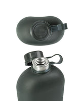 Gourde militaire Mil-Tec Pro en aluminium 0,95 L à revêtement caoutchouté, 265 g