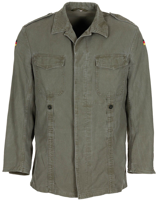 Veste de campagne en moleskine allemande, surplus d'occasion, lot de 10
