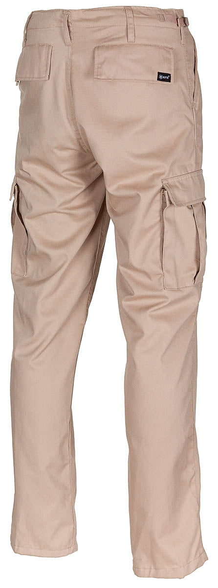 Pantalon de combat US BDU MFH à glissière polycoton 65/35 six poches passants 5,5 cm