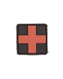 Morale patch premiers secours Mil-Tec 3D en PVC 2,5 x 2,5 cm dos auto-agrippant