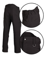 Pantalon tactique Assault Mil-Tec en polyester élasthanne avec renfort de genou et anneaux en D