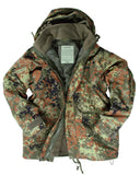 Parka de pluie Mil-Tec type ECWS en laminé 3 couches avec veste polaire amovible