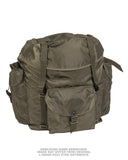 Sac à dos de campagne autrichien avec claie de portage, stock ancien