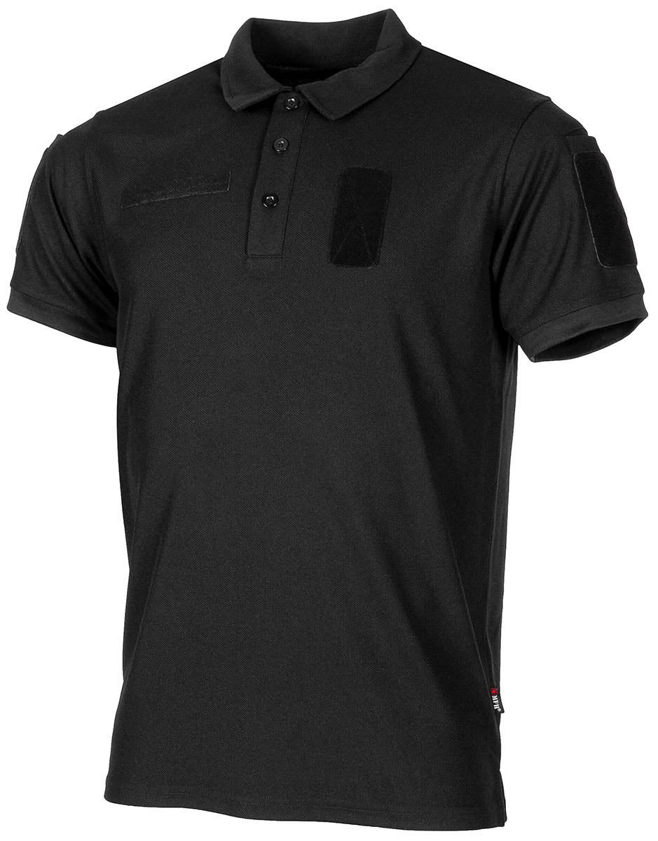 Polo Tactical MFH en polyester à fibres Coolmax avec deux poches de bras