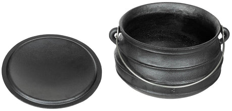 Marmite Fox Outdoor en fonte 5 ou 7 litres à anse rabattable et couvercle