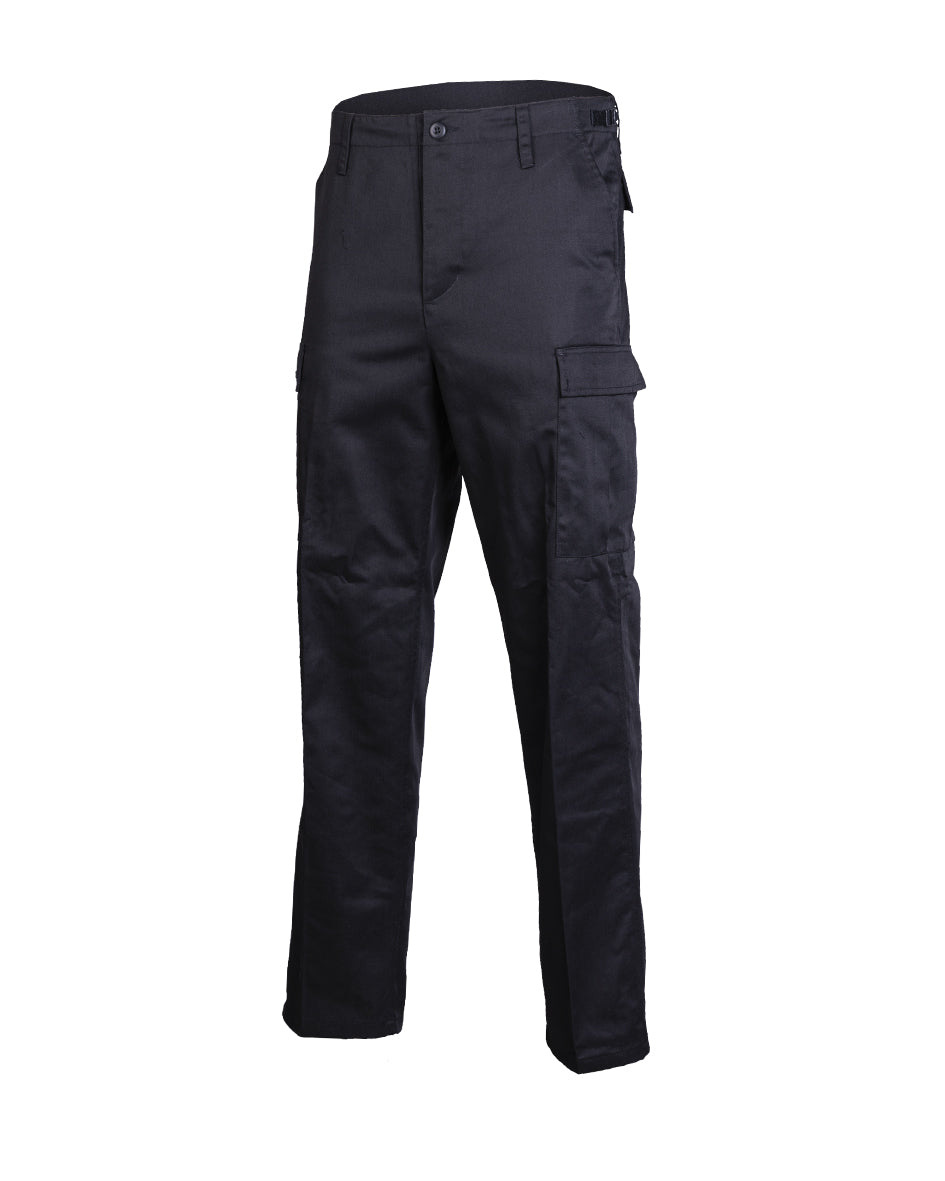 Pantalon de combat type BDU Mil-Tec en polycoton 80/20 six poches et taille réglable
