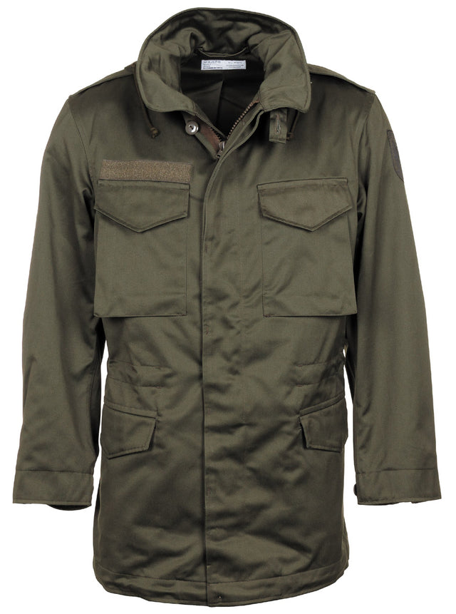 Veste de campagne autrichienne en coton et polyester, surplus d'occasion, lot de 5