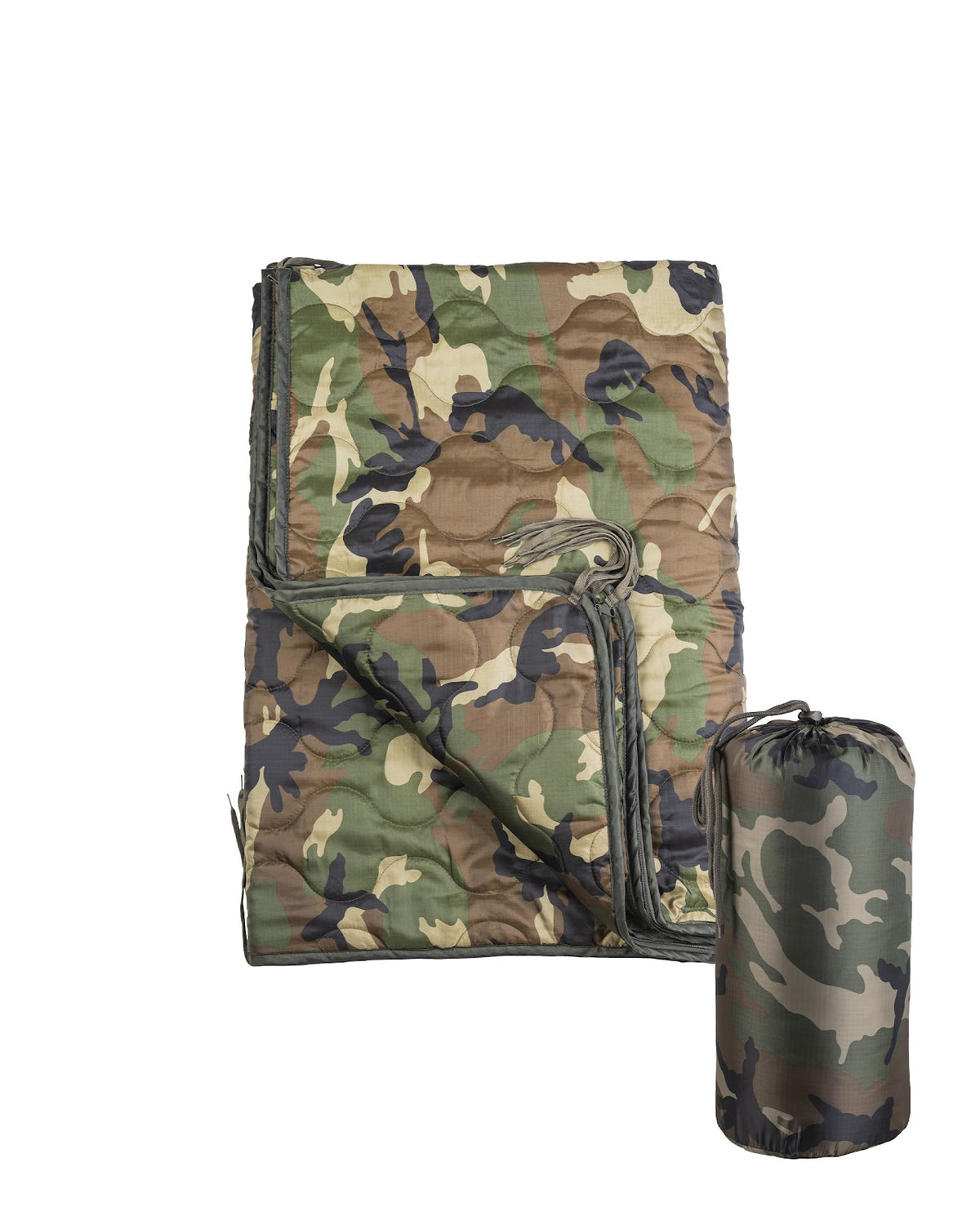 Doublure de poncho Mil-Tec Multifunction 210 x 150 cm ouatinée 125 g/m² avec sac de transport