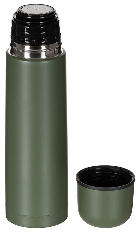 Bouteille isotherme Fox Outdoor 500 ml en acier inoxydable avec bouchon-gobelet