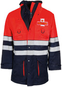 Veste de pluie britannique Royal Mail tout polyester, surplus d'occasion, lot de 5