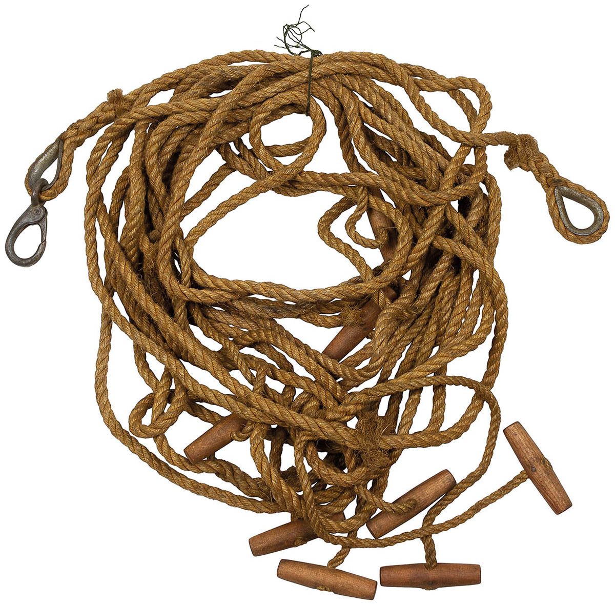 Corde en chanvre suédoise de 16 mm, surplus d'occasion pièce de dotation revendue en lot