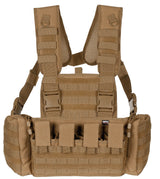 Gilet Chest Rig MFH Professional Mission 1,2 kg à quatre porte-chargeurs