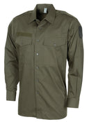 Chemise de campagne autrichienne à manches longues, surplus comme neuf