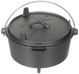 Marmite Fox Outdoor en fonte type Dutch Oven 3,8 ou 5,7 l sur trois pieds