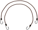 Lot de 2 tendeurs élastiques MFH 75 cm diamètre 6 mm à crochets en acier
