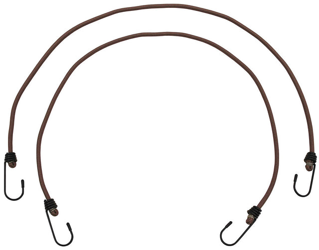 Lot de 2 tendeurs élastiques MFH 75 cm diamètre 6 mm à crochets en acier