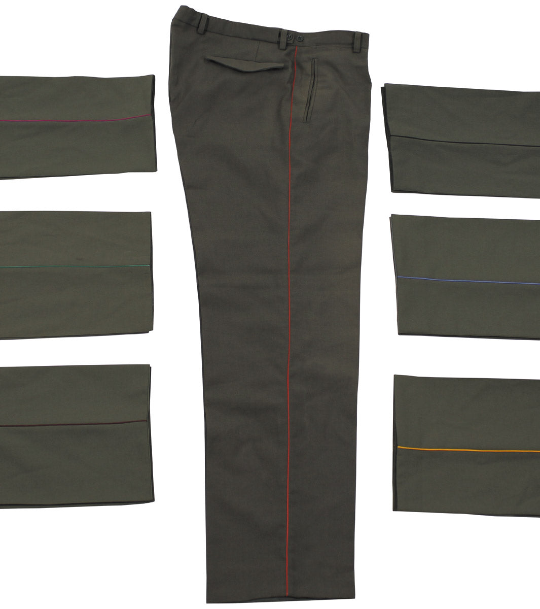 Pantalon de service autrichien, surplus d'occasion pour le terrain, lot de 10