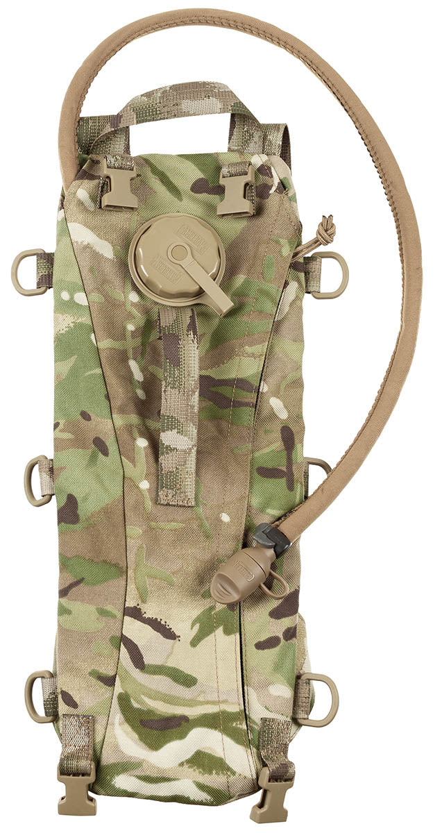 Sac d'hydratation britannique, motif MTP, surplus d'occasion pour le transport et le rangement