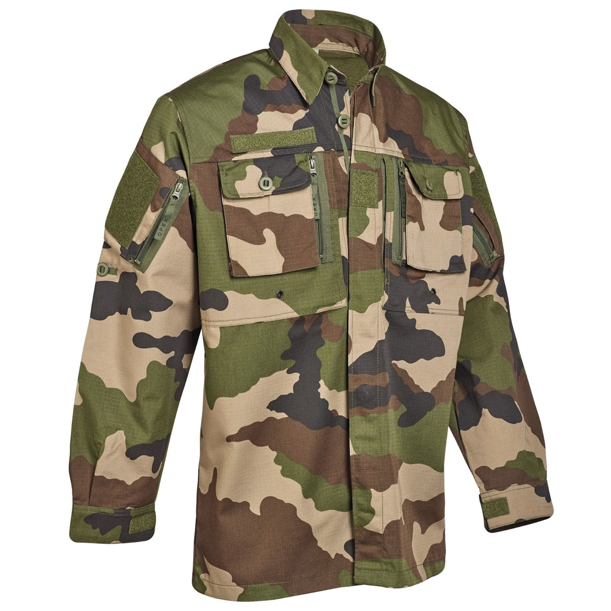 Chemise de combat OPEX Guérilla ripstop polycoton 220 g/m² huit poches renforts coudes