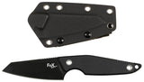 Couteau à lame fixe Fox Outdoor Raven lame tanto 8,5 cm manche G10 étui Kydex