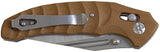 Couteau pliant Fox Outdoor acier 8Cr14MoV manche Micarta verrouillage Crossbar
