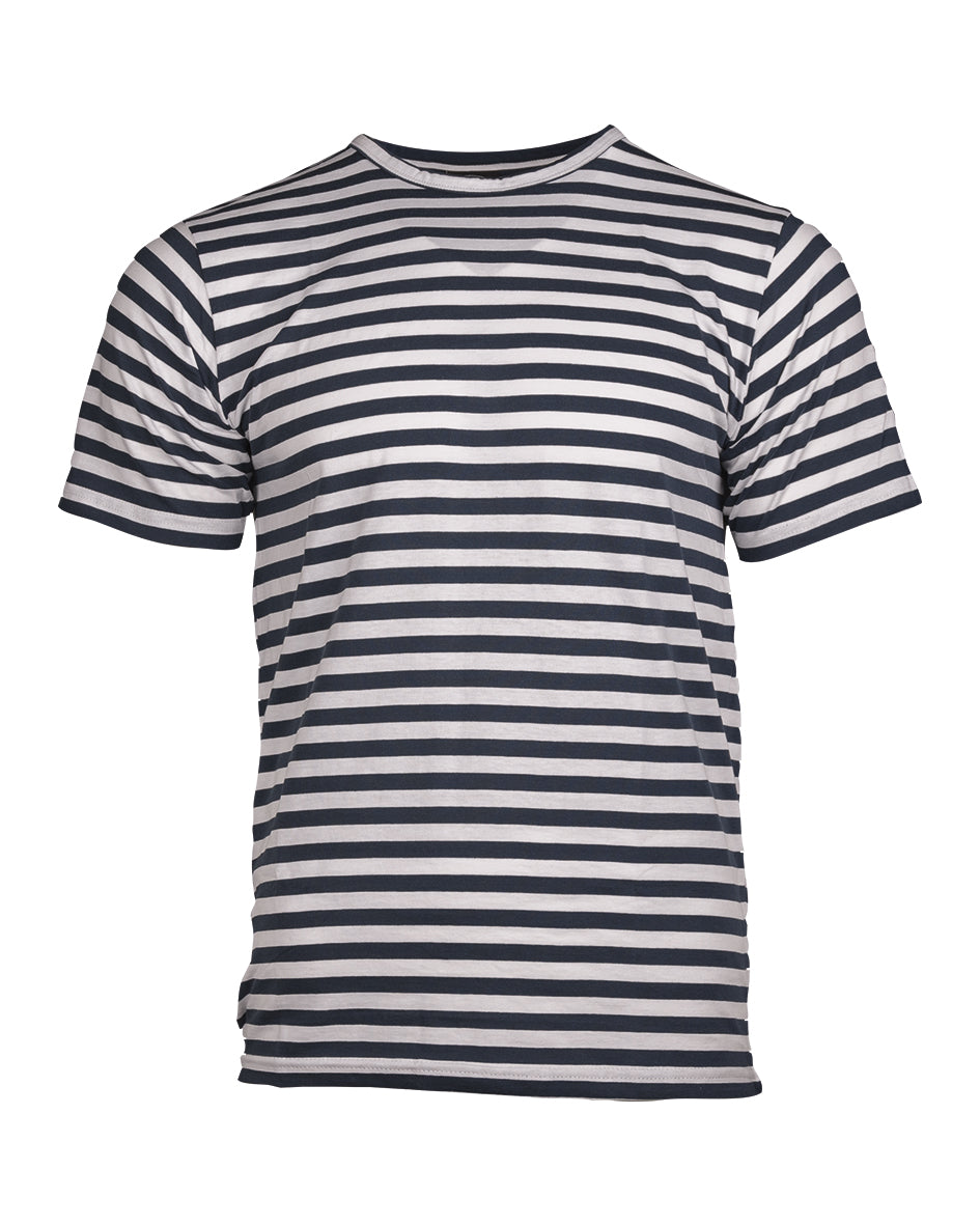 T-shirt type russe Mil-Tec à rayures en coton jersey simple de 160 g/m² à manches courtes