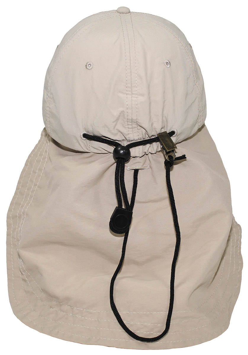 Casquette Fox Outdoor Sahara à protège-nuque long et grande visière piquée