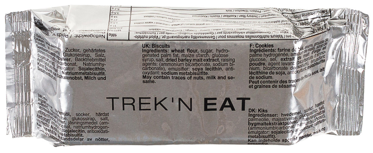 Ration de survie Trek'n Eat 12 biscuits durs 125 g prêts à consommer