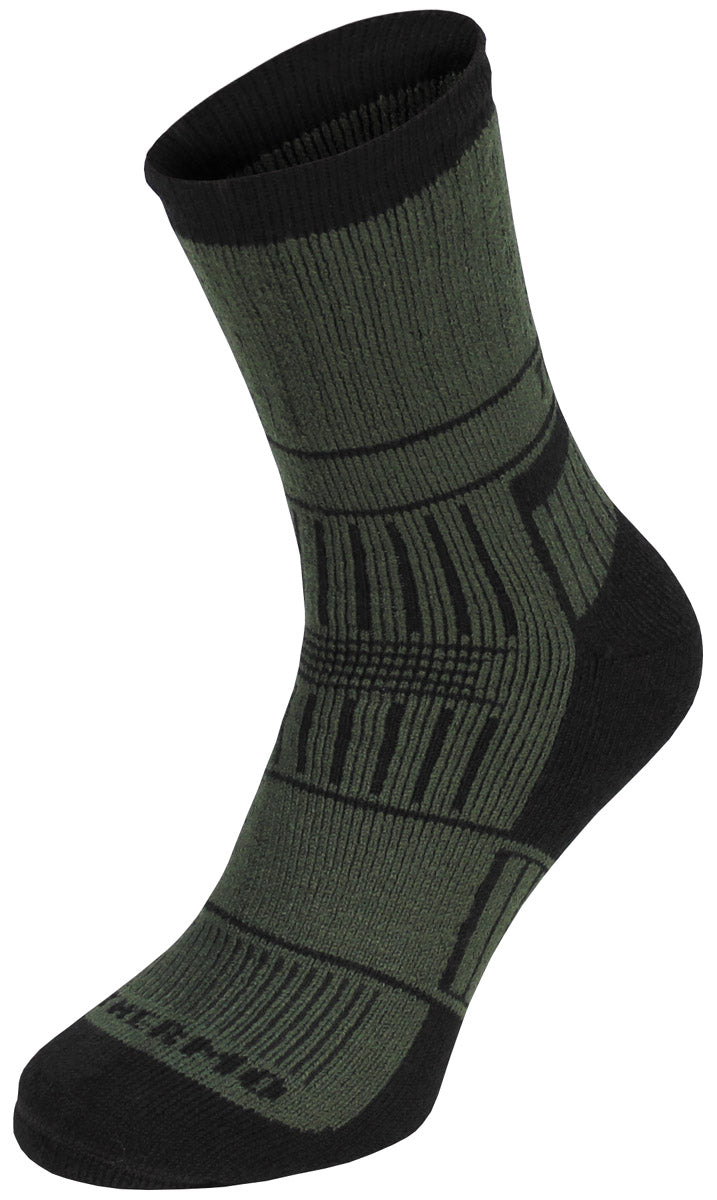 Chaussettes chaudes MFH Alaska à semelle matelassée et soutien de voûte intégré