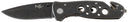 Couteau pliant Fox Outdoor lame stonewashed 8,5 cm manche métal avec brise-vitre