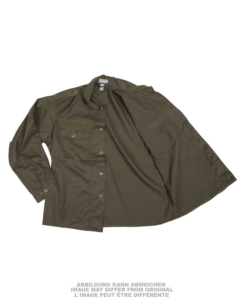 Blouse de service autrichienne en polyester-viscose, petites tailles, stock ancien