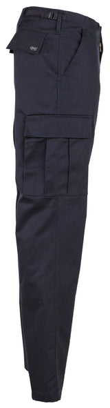 Pantalon de combat US BDU MFH à glissière polycoton 65/35 six poches passants 5,5 cm