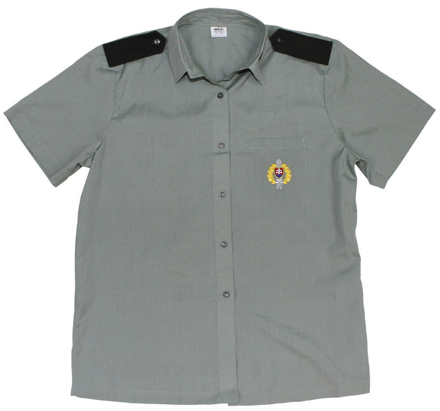 Chemise de service tchèque à manches courtes, surplus comme neuf, lot de 10
